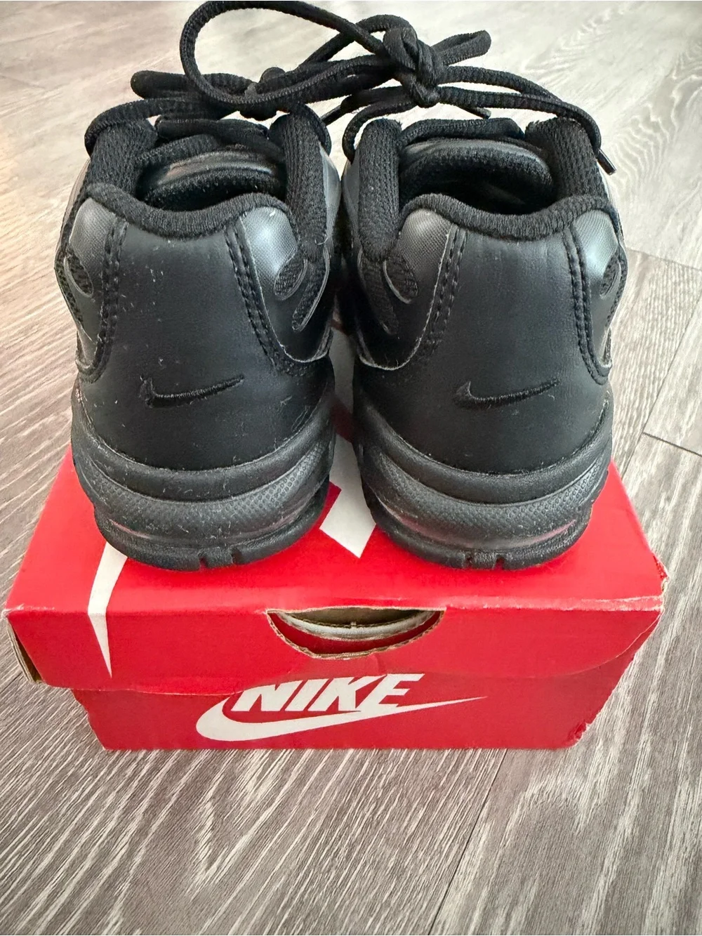 Nike Black Mesh & Synthetic Low-Top Sneakers